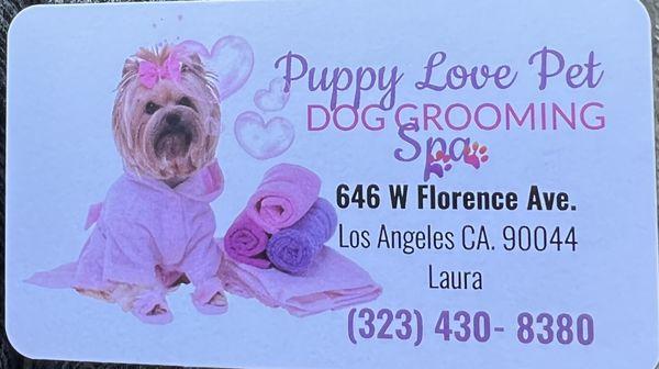 Puppy Love Pet Dog Grooming Spa