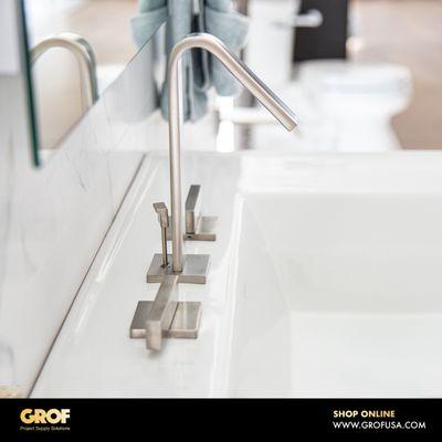 Our Loure Bathroom Sink Faucet comes in several different styles and finishes. Did you know that Kohler created Vibrant finishes.