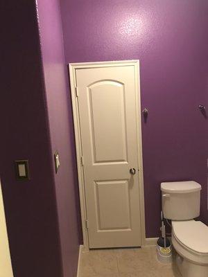 Repainted a restroom.