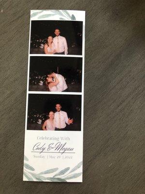 Photobooth photo strip