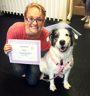 Another proud WOOF! Graduate.