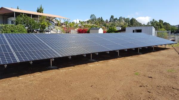 Ground Mount System in Blossom Valley, CA