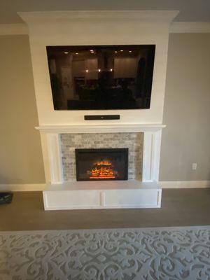 custom fireplace