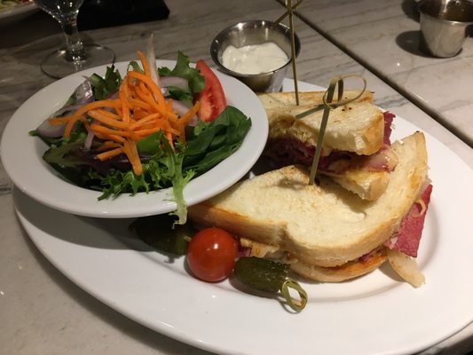 Reuben on Sourdough with House Salad