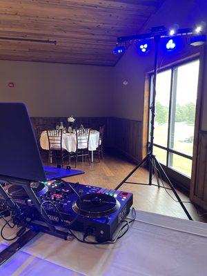 Our Silver wedding package setup!