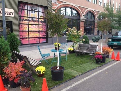 Tilleraas Landscape Nursery Creating Down Town GF for there annual Parks for Parking.