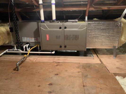 Platform installs for attic installations