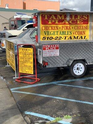 Food Stand featuring phone number and menu