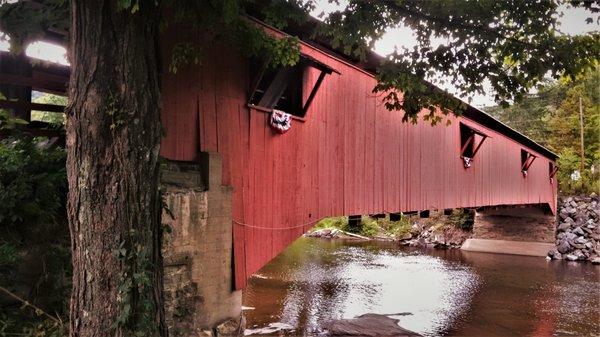 Forksville Covered Bridge, Sullivan County, PA over Loyalsock Creek