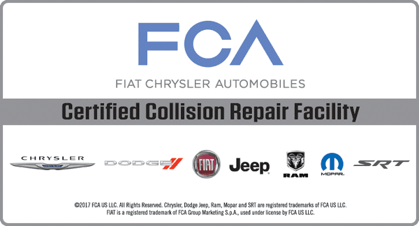 Dodge, Chrysler, Fiat, Jeep Certified Repair Shop