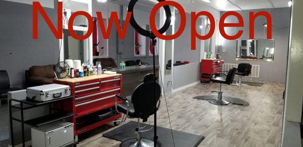 We are now open so come in for your next cut or color