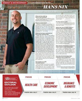 NextGen Electric featured in local Springfield Business Journal for Smart Home Solutions