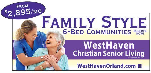 NEW! Family Style Care Opening