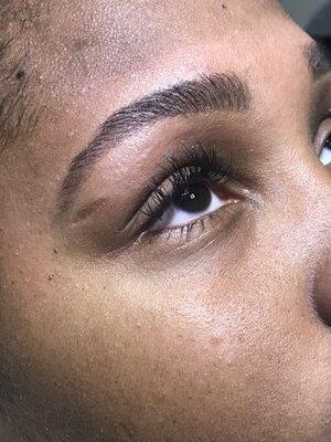 Brow clean up