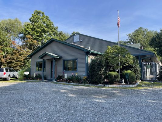 Front of building