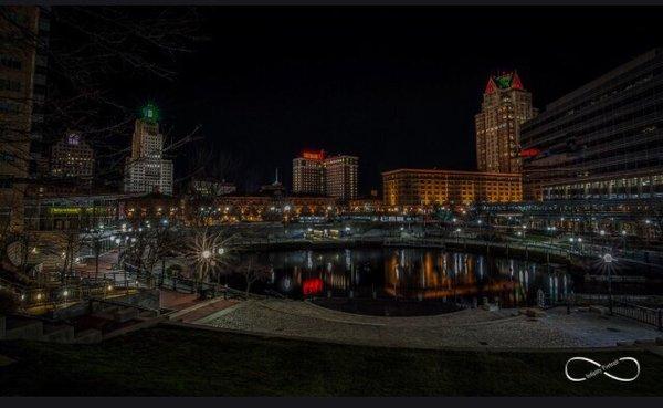 The view from Providence Rhode Island.