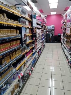 Aisle of products