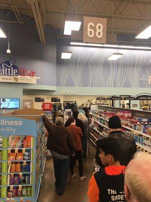 Typical line. 6pm on a Wednesday.