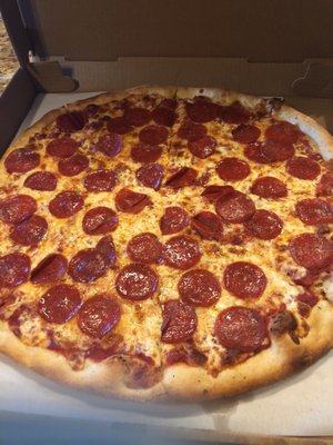 Now that's a perfectly cooked pizza!