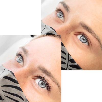 Luxury Keratin Lash Lift Transformation by Gabbie