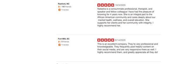 These reviews on our staff were too fabulous not to share!