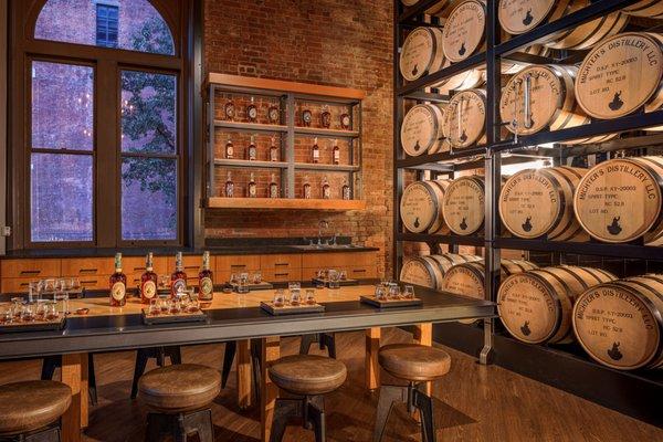 The Tasting Room at Michter's Fort Nelson Distillery.