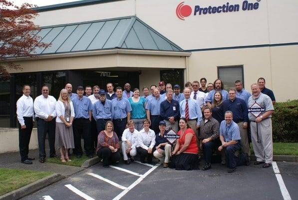 The folks at Protection One, Seattle Office