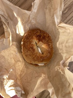 Asiago bagel