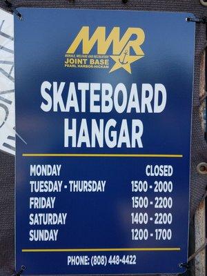 Hickam Skate Hangar