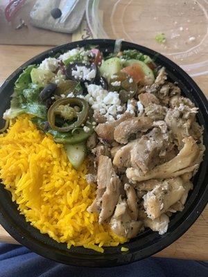 Chicken Shawarma Bowl