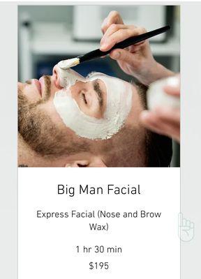 Male facials