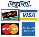 ALL MAJOR CREDIT CARDS, CHECK, DEBIT, INSURANCE, PAYPAL and corporate account