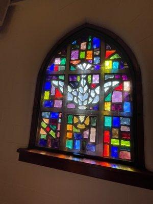 One Stained Glass Window