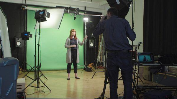 Behind the scenes is Van Vorst Films' studio