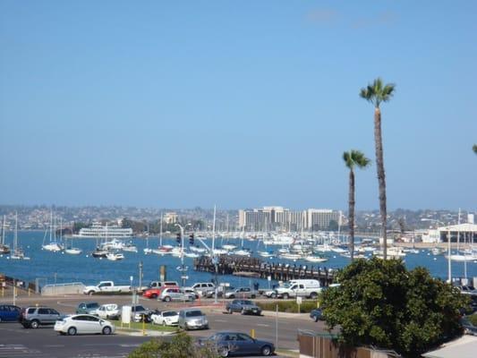 Harbor view from 3rd floor of hotel.