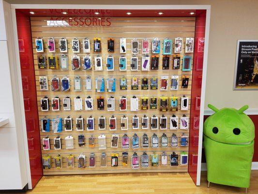 Lots of different cases from Speck, Incipio, Otterbox, Spigen, Rebecca Minkoff, Sonix and UAG