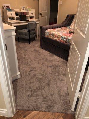 Carpet in bedroom