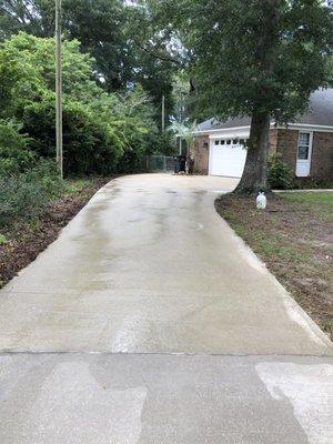 After driveway