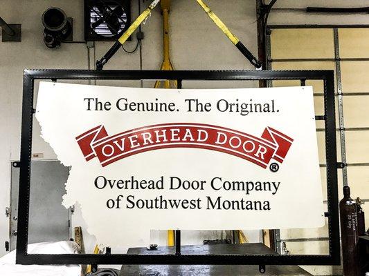 Overhead Door Co Sign. Belgrade MT.