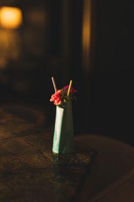 Isla Verde
Havana Club Rum, Green Chartreuse, Coconut, Pineapple, Matcha, Lemongras