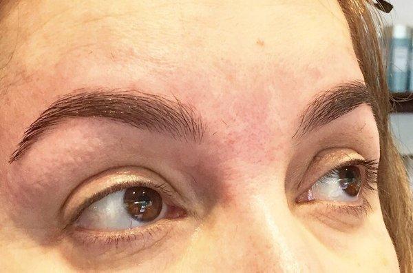 Brows by Sheri no makeup just trim, wax,& tweezing!