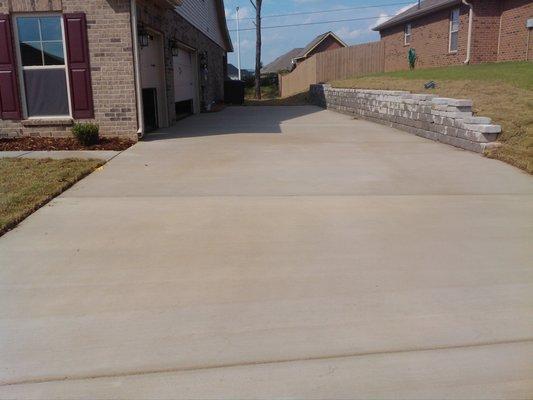 Driveway: After