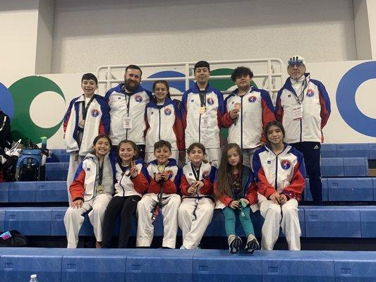 Olympian Tae Kwon Do Sparring team @ Twin Tigers Tournament in Oxnard, Ca. March 11th 2023