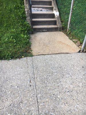 Front steps