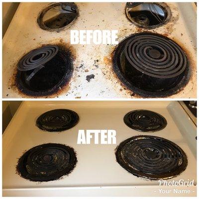 Deep Stove Cleaning