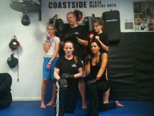 Kickboxing class