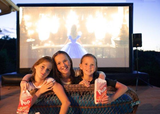 Our Gold Series Outdoor Movie Screen Experience Is A Favorite Of Our Customers In South Austin