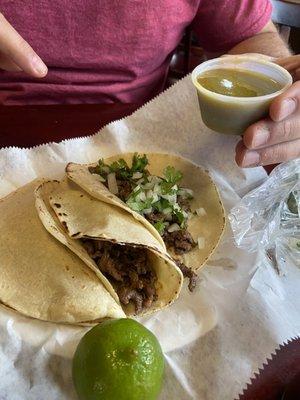 Steak tacos