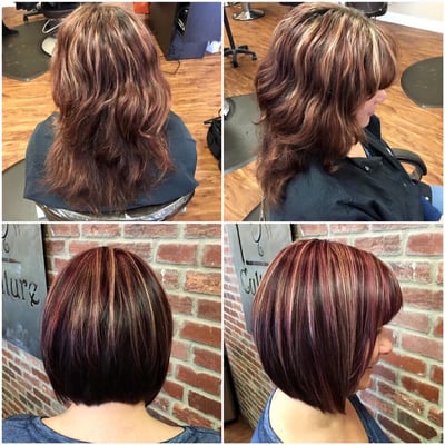 A little makeover by senior stylist Cassandra.