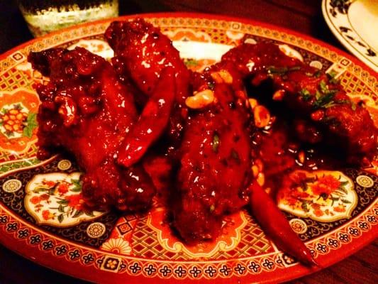 Kung pao chicken wings